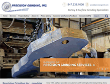 Tablet Screenshot of precisiongrind.com